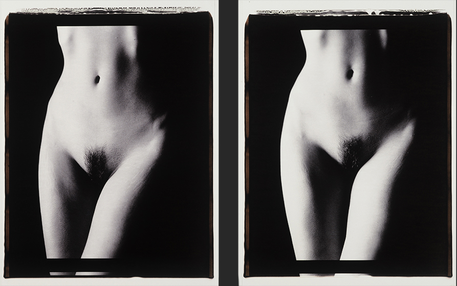 Polaroid Classic Black & White Nude Photography©sarosdy